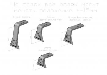 57 999 р. Багажник экспедиционный РИФ для УАЗ Буханка 1350x3260 мм  rif452-roof3260  с доставкой в г. Самара. Увеличить фотографию 5