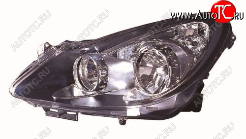 10 699 р. Левая фара (под корректор) DEPO Opel Corsa D дорестайлинг, хэтчбэк 3 дв. (2006-2010)  с доставкой в г. Самара