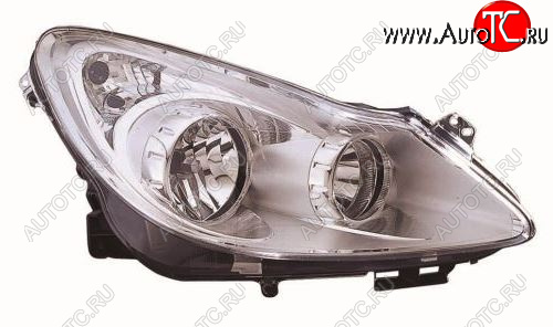 10 199 р. Правая фара (под корректор) DEPO Opel Corsa D дорестайлинг, хэтчбэк 3 дв. (2006-2010)  с доставкой в г. Самара