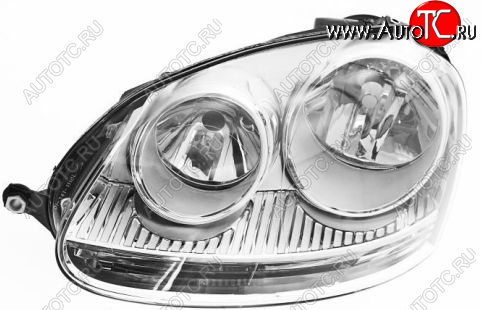 9 249 р. Левая фара (c электрокорректором) DEPO Volkswagen Jetta A5 седан (2005-2011)  с доставкой в г. Самара