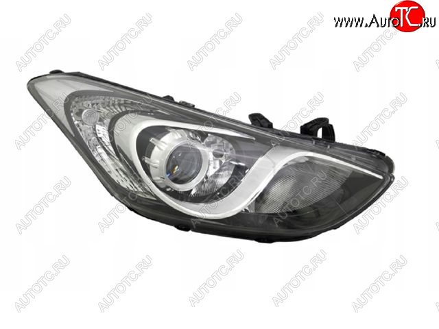 8 299 р. Правая фара (корректор, линзован) BODYPARTS Hyundai I30 2 GD дорестайлинг, хэтчбэк 5 дв. (2011-2015)  с доставкой в г. Самара