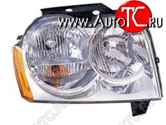 11 349 р. Правая фара DEPO Jeep Grand Cherokee WK (2004-2010)  с доставкой в г. Самара