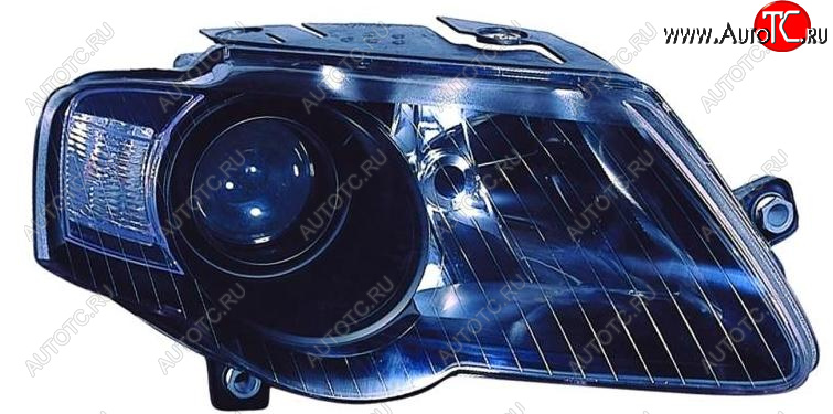 12 599 р. Правая фара (c электрокорректором) DEPO Volkswagen Passat B6 седан (2005-2011) (линзован)  с доставкой в г. Самара