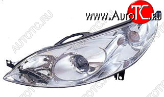 12 749 р. Левая фара (c электрокорректором) DEPO Peugeot 407 седан (2004-2010)  с доставкой в г. Самара