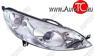 12 749 р. Правая фара (c электрокорректором) DEPO Peugeot 407 седан (2004-2010)  с доставкой в г. Самара