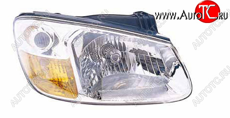 5 849 р. Правая фара DEPO KIA Cerato 1 LD седан рестайлинг (2005-2008)  с доставкой в г. Самара