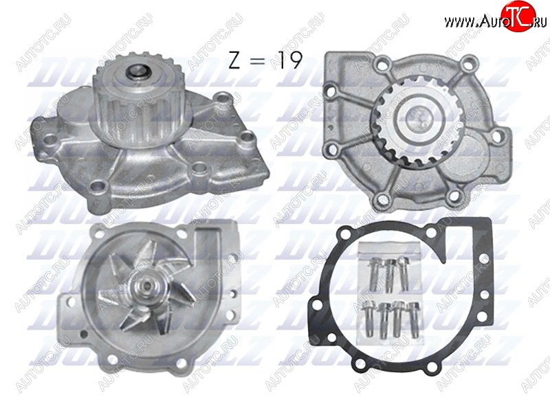 3 599 р. Насос системы охлаждения DOLZ Volvo XC90 L дорестайлинг (2015-2019)  с доставкой в г. Самара