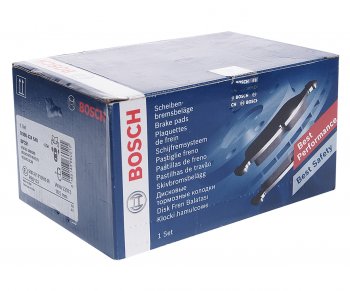 3 799 р. Колодки тормозные передние (4шт.) BOSCH Volvo S80 TS седан дорестайлинг (1998-2003)  с доставкой в г. Самара. Увеличить фотографию 2