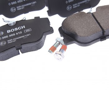 2 659 р. Колодки тормозные передние (4шт.) BOSCH Mercedes-Benz E-Class W124 седан дорестайлинг (1984-1993)  с доставкой в г. Самара. Увеличить фотографию 2