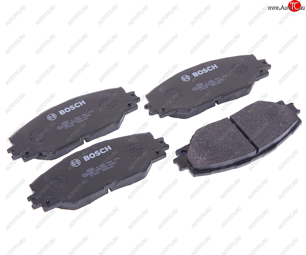 3 779 р. Колодки тормозные передние (4шт.) BOSCH Toyota Auris E150 хэтчбэк 5 дв. рестайлинг (2010-2012)  с доставкой в г. Самара