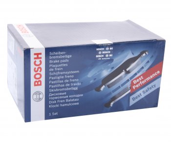 5 249 р. Колодки тормозные передние (4шт.) BOSCH BMW 3 серия E91 универсал дорестайлинг (2004-2008)  с доставкой в г. Самара. Увеличить фотографию 3