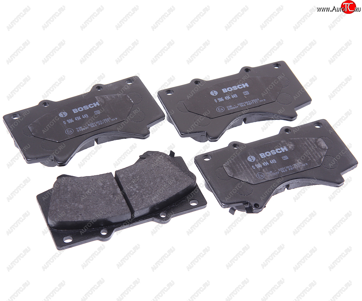 4 599 р. Колодки тормозные передние (4шт.) BOSCH Lexus LX450d J200 2-ой рестайлинг (2015-2022)  с доставкой в г. Самара