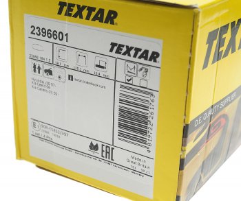 3 699 р. Колодки тормозные передние (4шт.) TEXTAR Hyundai I30 FD хэтчбек дорестайлинг (2007-2010)  с доставкой в г. Самара. Увеличить фотографию 3