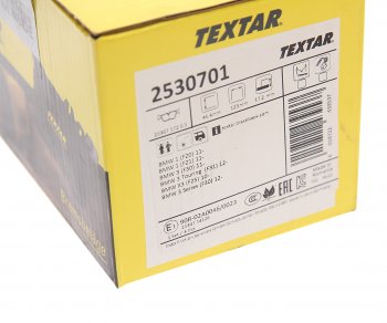 4 399 р. Колодки тормозные задние (4шт.) TEXTAR BMW 1 серия F20 хэтчбэк 5 дв. дорестайлинг (2012-2015)  с доставкой в г. Самара. Увеличить фотографию 3