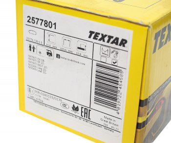 2 899 р. Колодки тормозные задние (4шт.) TEXTAR INFINITI FX37 S51 дорестайлинг (2008-2011)  с доставкой в г. Самара. Увеличить фотографию 3