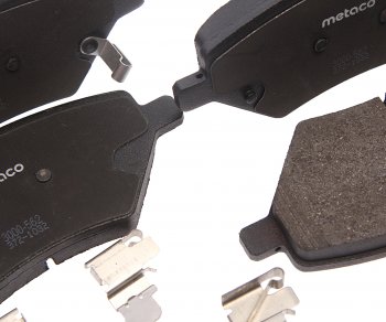 2 959 р. Колодки тормозные передние (4шт.) METACO Chery Tiggo 3 (2014-2020)  с доставкой в г. Самара. Увеличить фотографию 2