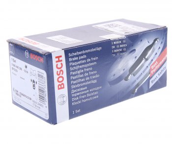 2 999 р. Колодки тормозные передние (4шт.) BOSCH Peugeot 3008 дорестайлинг (2009-2013)  с доставкой в г. Самара. Увеличить фотографию 3
