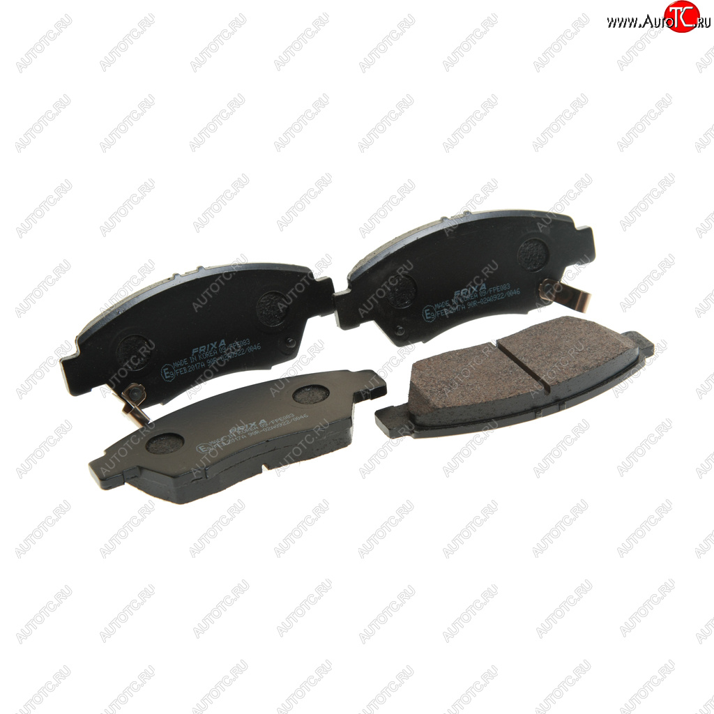 899 р. Колодки тормозные передние (4шт.) HANKOOK FRIXA Honda Civic ES седан дорестайлинг (2000-2003)  с доставкой в г. Самара