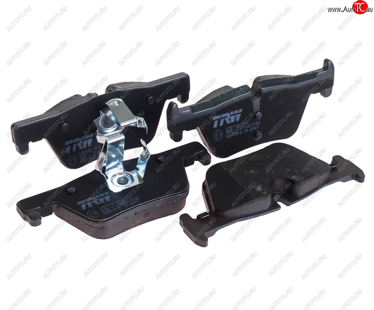 4 199 р. Колодки тормозные задние (4шт.) TRW BMW 1 серия F20 хэтчбэк 5 дв. дорестайлинг (2012-2015)  с доставкой в г. Самара