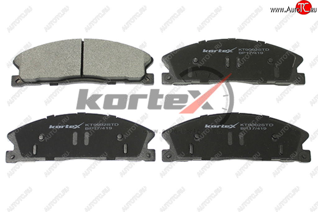 1 999 р. Колодки тормозные передние (4шт.) KORTEX Ford Explorer U502 1-ый рестайлинг, 5 дв. (2015-2018)  с доставкой в г. Самара