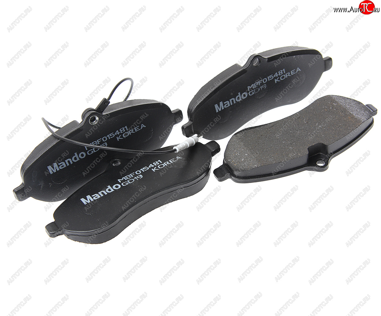 3 199 р. Колодки тормозные передние (4шт.) MANDO CITROEN Jumper 250 (2006-2014)  с доставкой в г. Самара