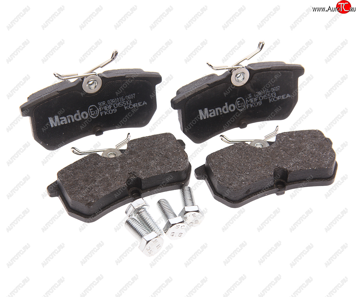979 р. Колодки тормозные задние (4шт.) MANDO Ford Focus 1 универсал дорестайлинг (1998-2002)  с доставкой в г. Самара