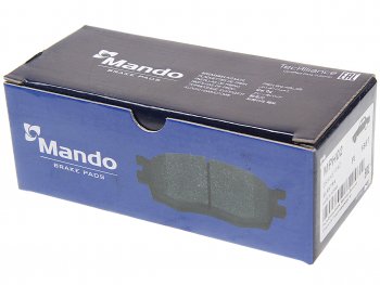 669 р. Колодки тормозные передние (4шт.) MANDO Hyundai Elantra J1 седан (1990-1995)  с доставкой в г. Самара. Увеличить фотографию 2