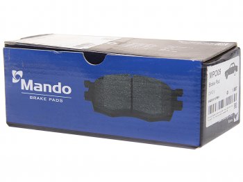 1 199 р. Колодки тормозные передние (4шт.) MANDO Honda City GM2,GM3 доресталинг (2008-2011)  с доставкой в г. Самара. Увеличить фотографию 2