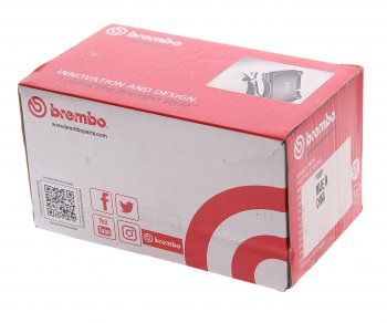 5 649 р. Колодки тормозные задние (4шт.) BREMBO BMW 5 серия F10 седан дорестайлинг (2009-2013)  с доставкой в г. Самара. Увеличить фотографию 3