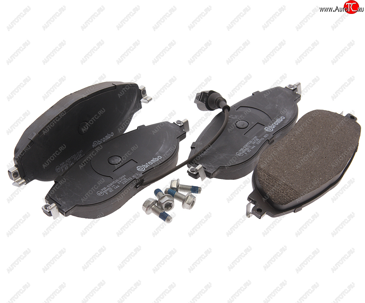 6 599 р. Колодки тормозные передние (4шт.) BREMBO Volkswagen Tiguan NF рестайлинг (2011-2017)  с доставкой в г. Самара