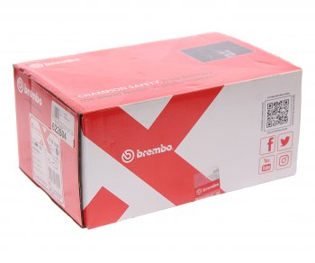 16 349 р. Колодки тормозные передние с датчиком (4шт.) BREMBO Volkswagen Passat B7 седан (2010-2015)  с доставкой в г. Самара. Увеличить фотографию 3