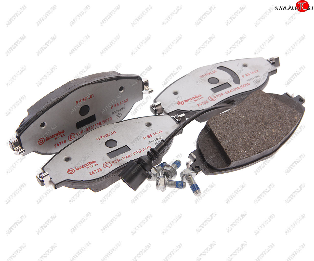 16 349 р. Колодки тормозные передние с датчиком (4шт.) BREMBO Volkswagen Passat B7 седан (2010-2015)  с доставкой в г. Самара