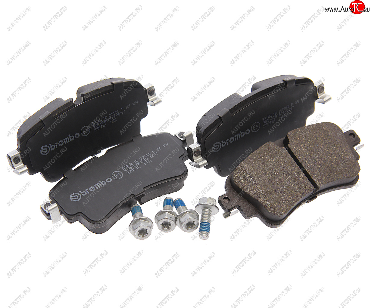 4 899 р. Колодки тормозные задние BREMBO Audi Q7 4M рестайлинг (2019-2022)  с доставкой в г. Самара