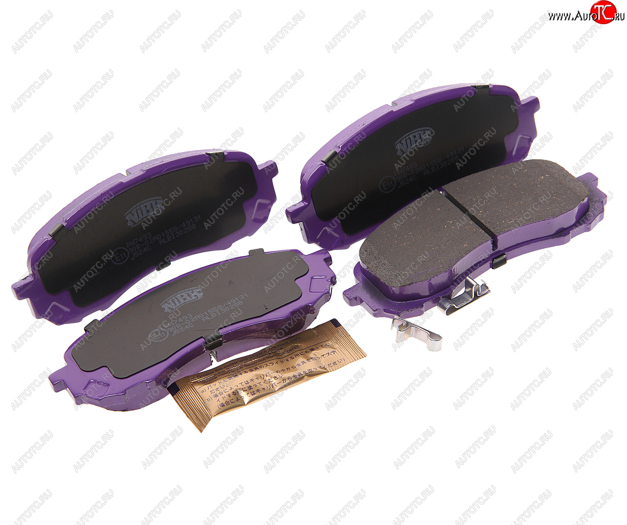 2 899 р. Колодки тормозные задние (4шт.) NIBK Subaru Impreza GD седан дорестайлинг (2000-2002)  с доставкой в г. Самара