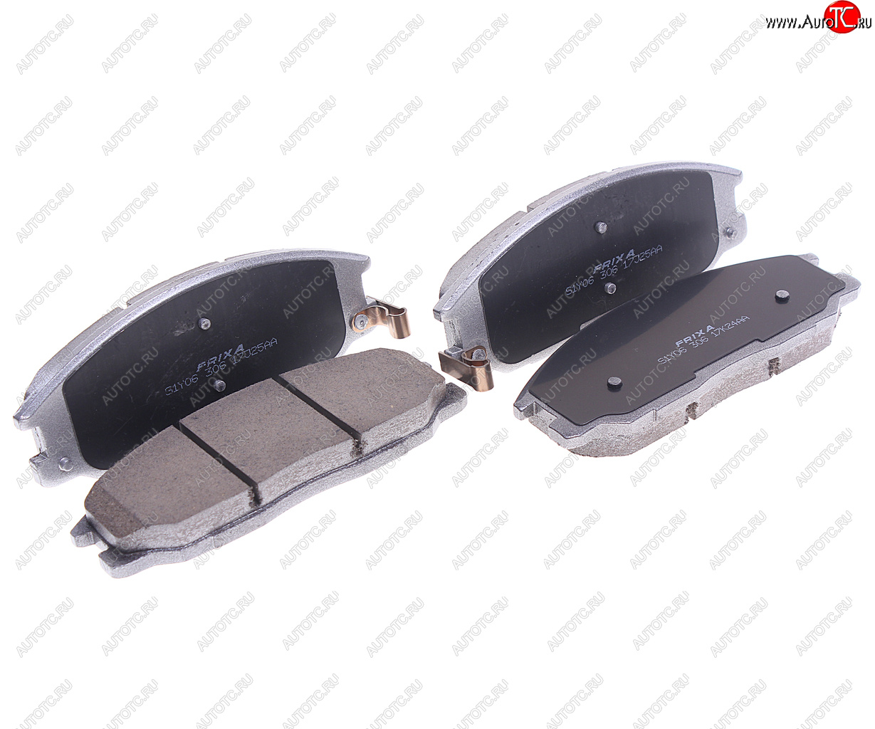 3 499 р. Колодки тормозные передние (4шт.) HANKOOK FRIXA SSANGYONG Actyon Sport (2012-2025)  с доставкой в г. Самара