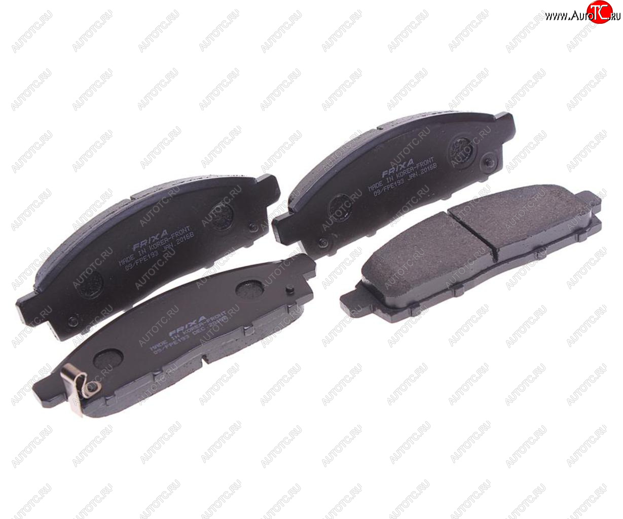999 р. Колодки тормозные передние (4шт.) HANKOOK FRIXA Mitsubishi Montero Sport PA рестайлинг (2000-2008)  с доставкой в г. Самара