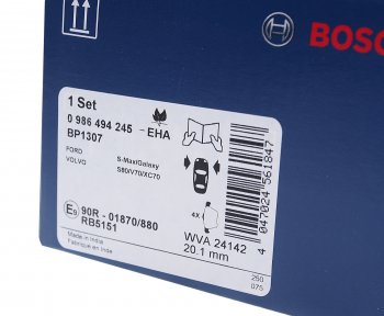 4 299 р. Колодки тормозные передние (4шт.) BOSCH Volvo S80 AS60 седан дорестайлинг (2006-2010)  с доставкой в г. Самара. Увеличить фотографию 3