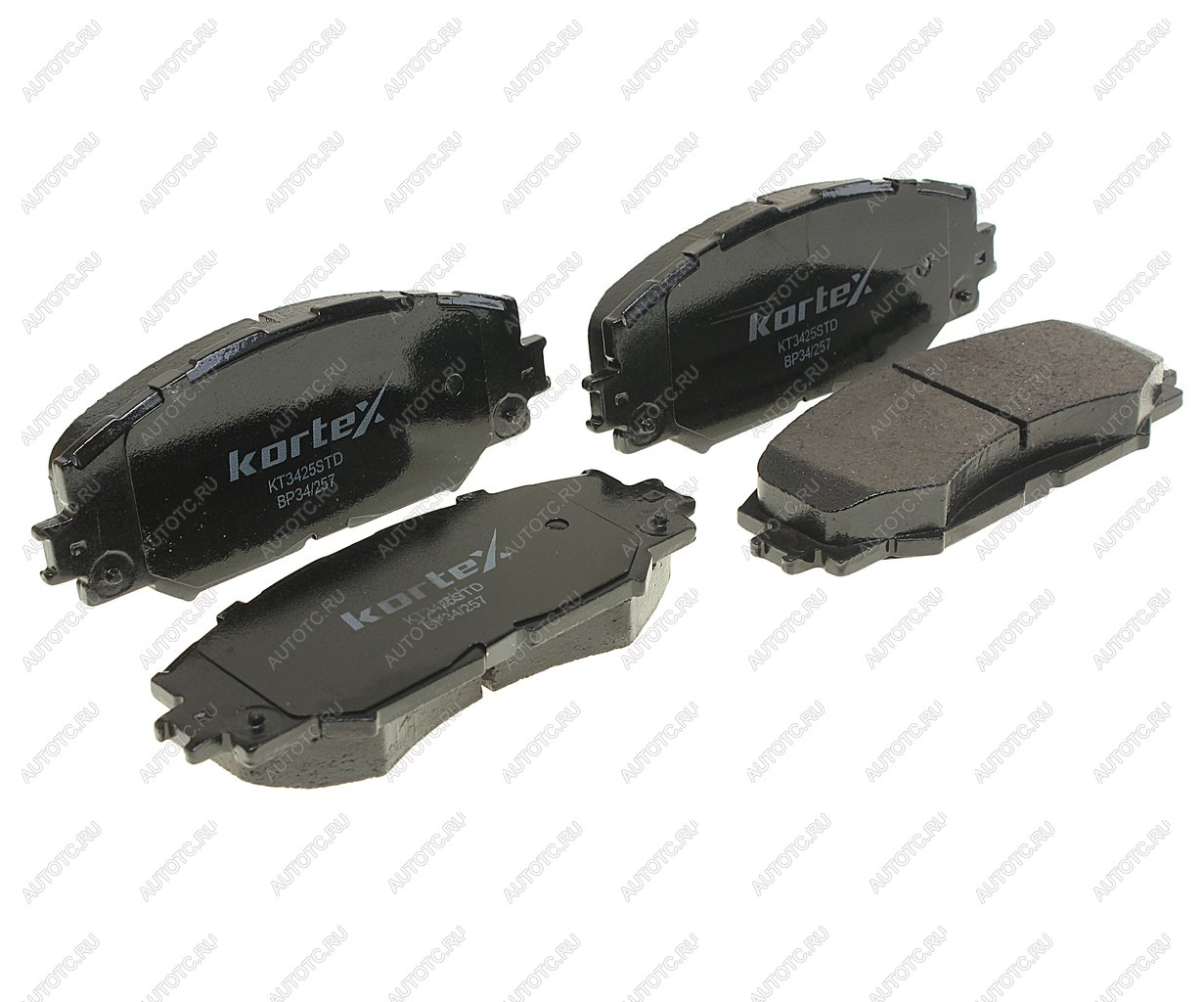 1 559 р. Колодки тормозные передние (4шт.) KORTEX Toyota Auris E150 хэтчбэк 5 дв. рестайлинг (2010-2012)  с доставкой в г. Самара
