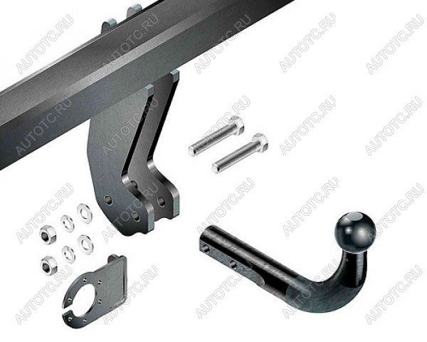 7 499 р. Фаркоп (с условно-съемным креплением шара на 2 болтах) Leader Plus  Nissan Qashqai ( 1,  2) (2007-2022) дорестайлинг, J10 рестайлинг, J11 дорестайлинг, J11 рестайлинг (стальной, шар A (F20))  с доставкой в г. Самара