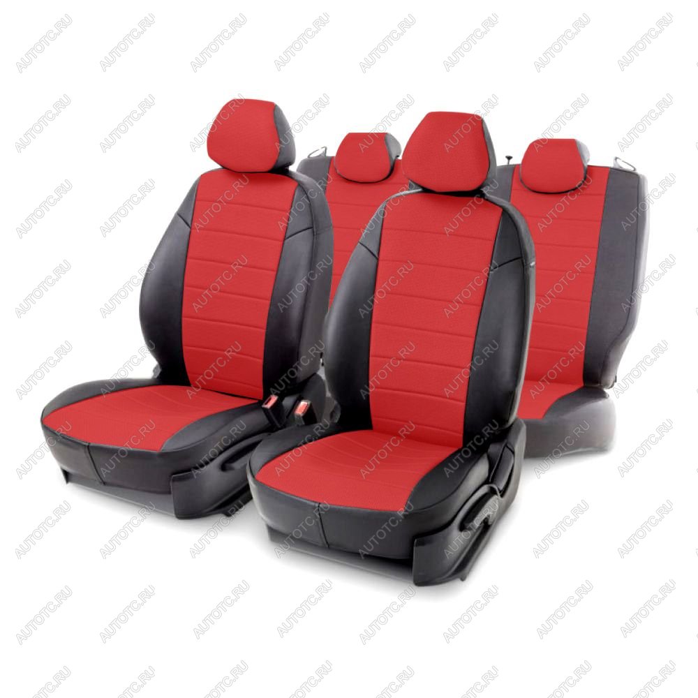 6 999 р. Чехлы из экокожи для Subaru XV 2011-2017 Seintex 316728  с доставкой в г. Самара