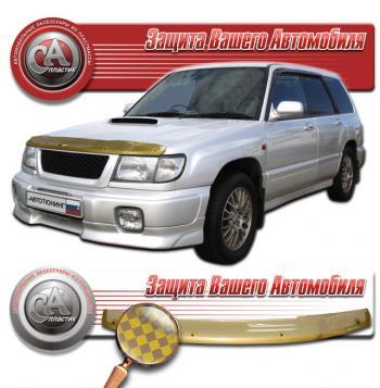 2 399 р.  Дефлектор капота CA-Plastiс Mitsubishi Space Gear  дорестайлинг (1994-1997) (серия Шелкография золото)  с доставкой в г. Самара. Увеличить фотографию 2