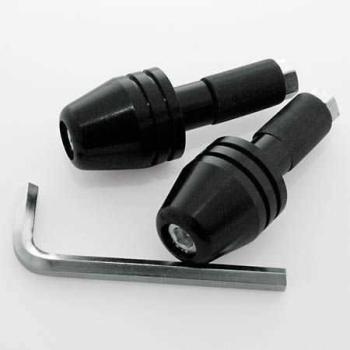PW Грузики руля алюминий черные 13mm   161-014
