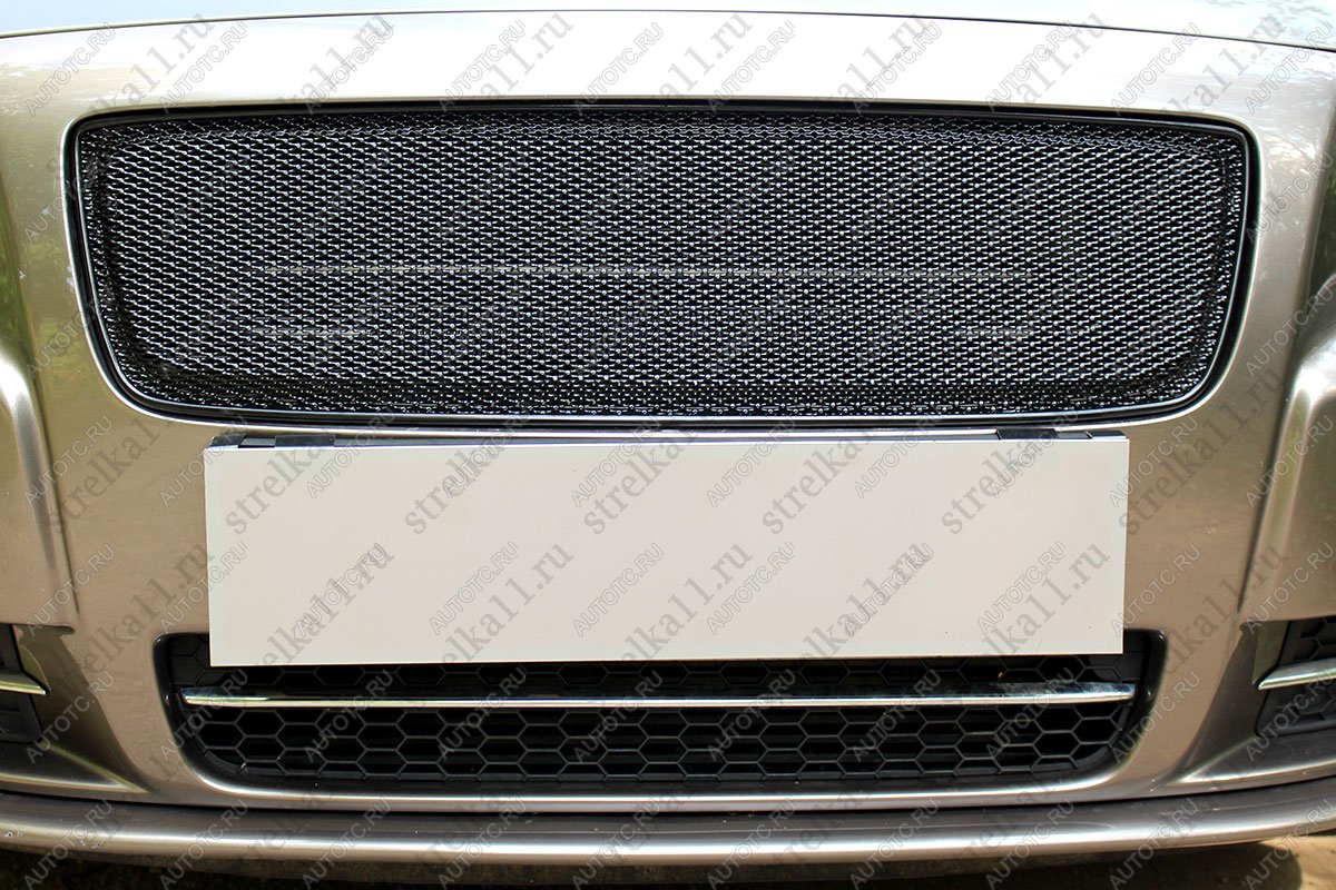 5 749 р. Защита радиатора (устанавливается вместо штатной) Стрелка11 PREMIUM Volvo S80 AS60 седан дорестайлинг (2006-2010) (черная)  с доставкой в г. Самара