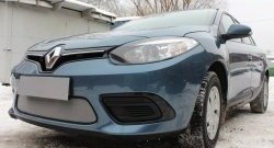 1 539 р. Сетка на бампер Russtal (хром) Renault Fluence дорестайлинг (2010-2012)  с доставкой в г. Самара. Увеличить фотографию 2