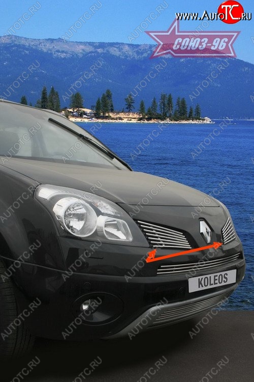 3 599 р. Декоративные элементы решетки радиатора Souz-96 (d10) Renault Koleos Phase 1 (2007-2011)  с доставкой в г. Самара