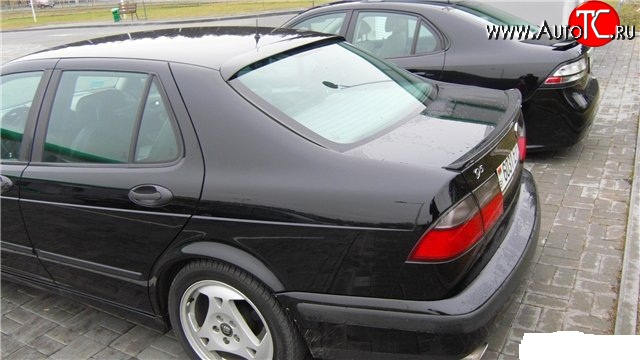 6 199 р. Козырёк на заднее лобовое стекло Sport SAAB 9-5 YS3E седан 2-ой рестайлинг (2005-2009)  с доставкой в г. Самара