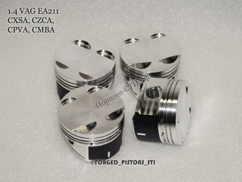 Поршни (VolksWagen 1,4tsi CXSA, CZCA, CPVA, CMBA EA211 под палец 19/47мм) СТИ Audi A3 ( 8VS седан,  8VA хэтчбэк 5 дв.,  8V1) (2012-2016), Seat Leon ( 5F хэтчбэк 5 дв.,  5F) (2012-2016), Volkswagen Golf  7 (2012-2017)