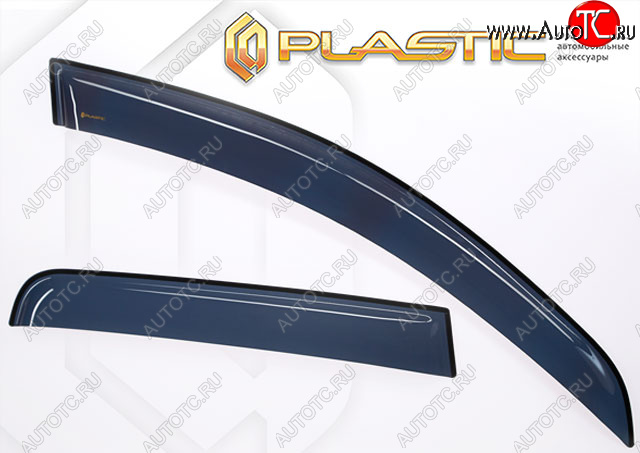 2 199 р. Дефлектора окон CA-Plastic Toyota Hilux Surf N210 дорестайлинг (2002-2005) (Classic полупрозрачный)  с доставкой в г. Самара