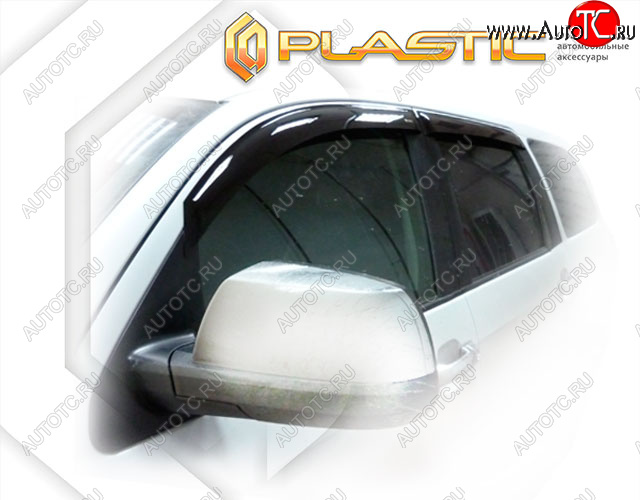 2 199 р. Дефлектора окон CA-Plastic Toyota Sequoia XK30, XK40 дорестайлинг (2000-2004) (Classic полупрозрачный, Без хром. молдинга)  с доставкой в г. Самара