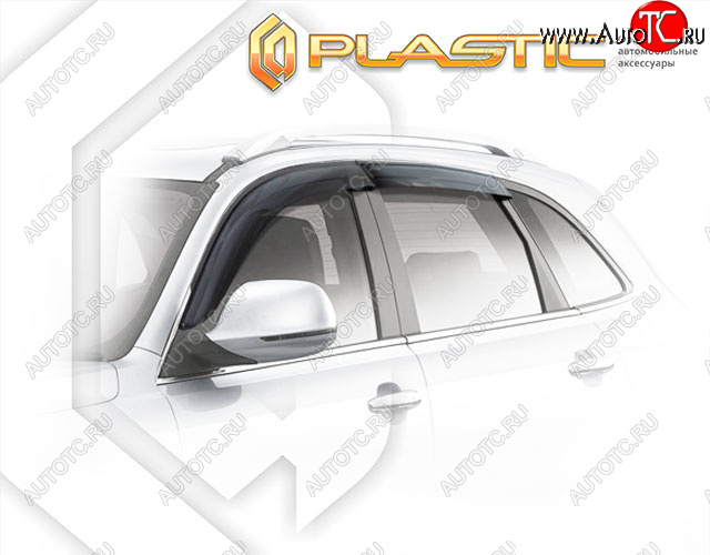 2 079 р. Дефлектора окон CA-Plastic Zotye T600 (2014-2021) (Classic полупрозрачный, Без хром. молдинга)  с доставкой в г. Самара
